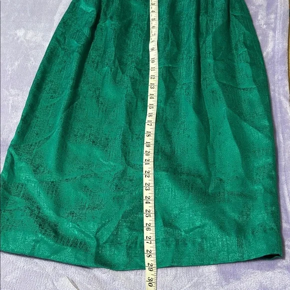 Adrianna Papell Green and Gold Jacket & Skirt Set - Picture 9 of 12